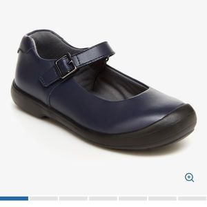 Stride rite navy girls uniform shoes